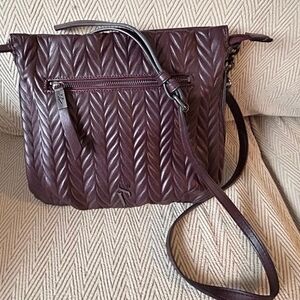 Elegant Purple Quilted Women's Bag